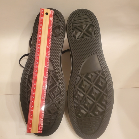 Black High-Top Sneakers with Bitcoin Logo - Picture 4 of 4